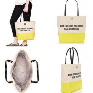 Kate Spade When Life Gives You Lemons Beach Tote